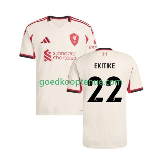 Uit Tenue van Liverpool Hugo Ekitike 22 Heren 2025-26 Korte Mouw Uit Tenue van Liverpool Hugo Ekitike 22 Heren 2025-26 Korte Mouw