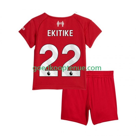 Thuis Tenue van Liverpool Hugo Ekitike 22 Kind 2-13 jaar 2025-26 Korte Mouw