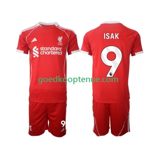 Thuis Tenue van Liverpool ISAK 9 Kind 2-13 jaar 2025-26 Korte Mouw