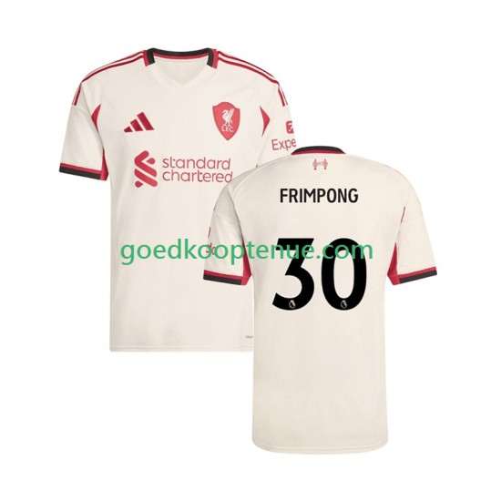 Uit Tenue van Liverpool Jeremie Frimpong 30 Heren 2025-26 Korte Mouw