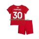 Thuis Tenue van Liverpool Jeremie Frimpong 30 Kind 2-13 jaar 2025-26 Korte Mouw