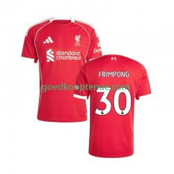 Thuis Tenue van Liverpool Jeremie Frimpong 30 Heren 2025-26 Korte Mouw