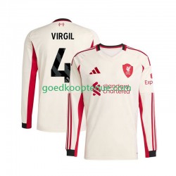 Uit Tenue van Liverpool Virgil van Dijk 4 Heren 2025-26 Lange Mouw