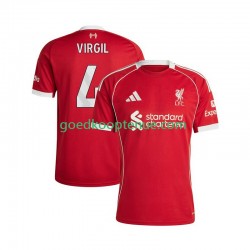 Thuis Tenue van Liverpool Virgil van Dijk 4 Heren 2025-26 Korte Mouw