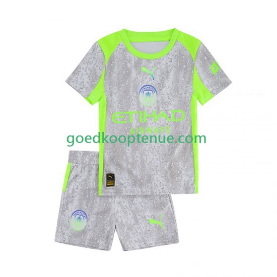 3de Tenue van Manchester City Kind 2-13 jaar 2025-26 Korte Mouw