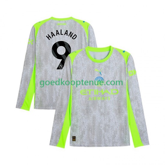 3de Tenue van Manchester City Erling Haaland 9 Heren 2025-26 Lange Mouw