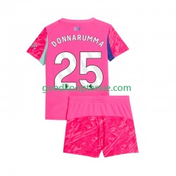 Uit Tenue van Manchester City Keepersshirt Gianluigi Donnarumma 25 Kind 2-13 jaar 2025-26 Korte Mouw
