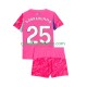 Uit Tenue van Manchester City Keepersshirt Gianluigi Donnarumma 25 Kind 2-13 jaar 2025-26 Korte Mouw