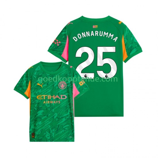 Thuis Tenue van Manchester City Keepersshirt Gianluigi Donnarumma 25 Heren 2025-26 Korte Mouw