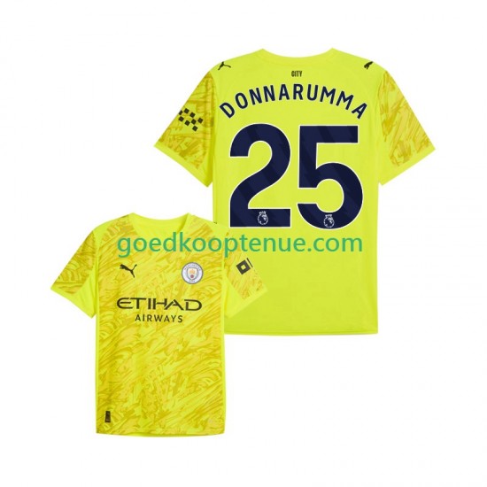 3de Tenue van Manchester City Keepersshirt Gianluigi Donnarumma 25 Heren 2025-26 Korte Mouw