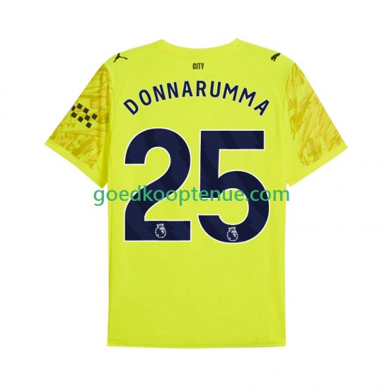 3de Tenue van Manchester City Keepersshirt Gianluigi Donnarumma 25 Heren 2025-26 Korte Mouw