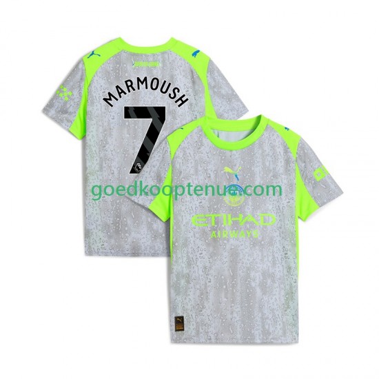 3de Tenue van Manchester City Omar Marmoush 7 Heren 2025-26 Korte Mouw