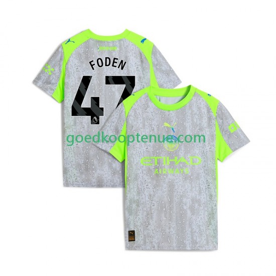 3de Tenue van Manchester City Phil Foden 47 Heren 2025-26 Korte Mouw