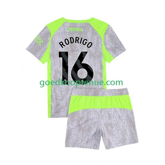 3de Tenue van Manchester City Rodrigo Hernandez 16 Kind 2-13 jaar 2025-26 Korte Mouw