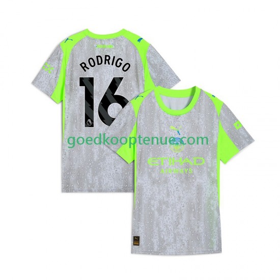 3de Tenue van Manchester City Rodrigo Hernandez 16 Heren 2025-26 Korte Mouw