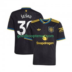3de Tenue van Manchester United Benjamin Sesko 30 Heren 2025-26 Korte Mouw