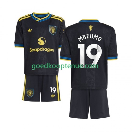 3de Tenue van Manchester United Bryan Mbeumo 19 Kind 2-13 jaar 2025-26 Korte Mouw