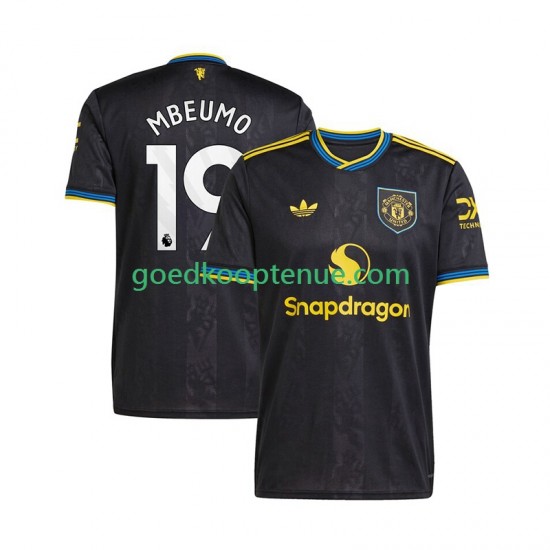 3de Tenue van Manchester United Bryan Mbeumo 19 Heren 2025-26 Korte Mouw