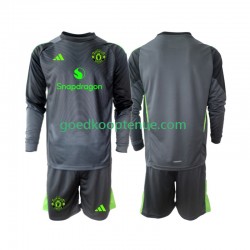 Uit Tenue van Manchester United Keepersshirt Kind 2-13 jaar 2025-26 Lange Mouw