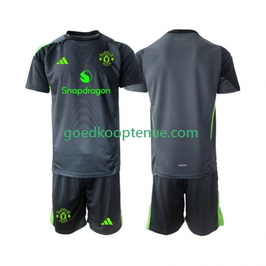 Uit Tenue van Manchester United Keepersshirt Kind 2-13 jaar 2025-26 Korte Mouw