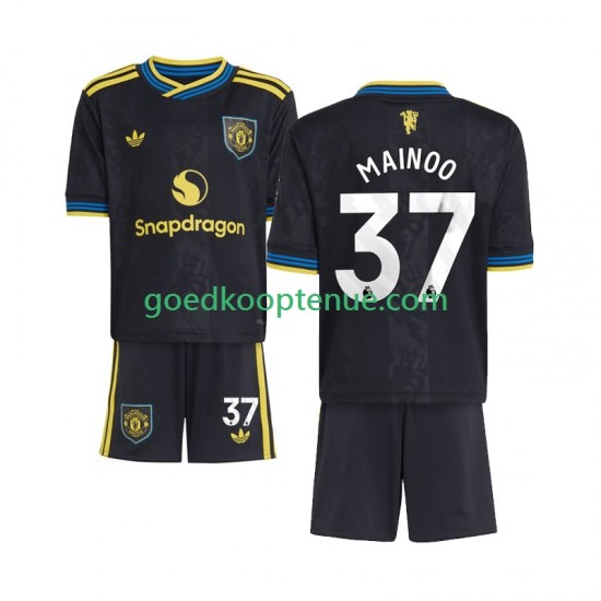 3de Tenue van Manchester United Kobbie Mainoo 37 Kind 2-13 jaar 2025-26 Korte Mouw