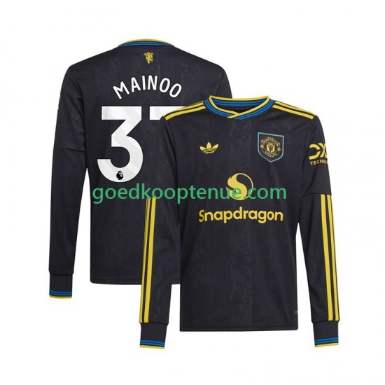 3de Tenue van Manchester United Kobbie Mainoo 37 Heren 2025-26 Lange Mouw