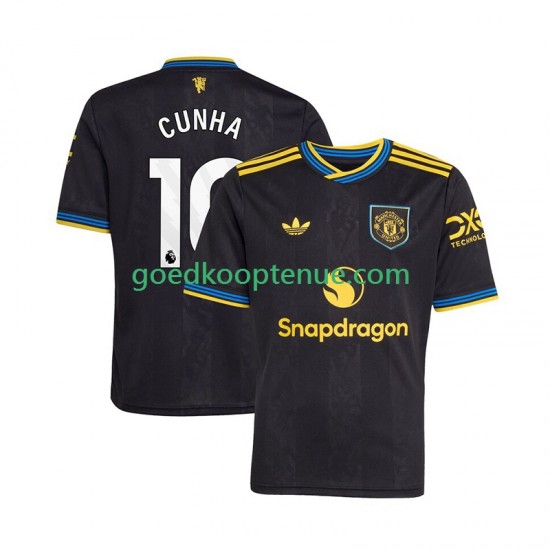 3de Tenue van Manchester United Matheus Cunha 10 Heren 2025-26 Korte Mouw