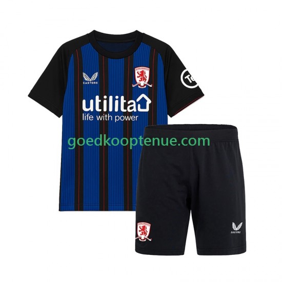 Uit Tenue van Middlesbrough Kind 2-13 jaar 2025-26 Korte Mouw