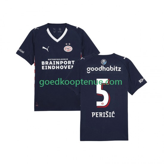 Uit Tenue van PSV Eindhoven Ivan Perisic 5 Heren 2025-26 Korte Mouw