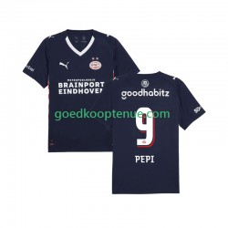 Uit Tenue van PSV Eindhoven Ricardo Pepi 9 Heren 2025-26 Korte Mouw