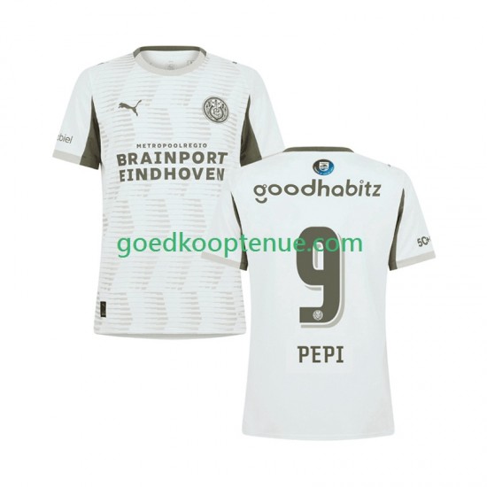 3de Tenue van PSV Eindhoven Ricardo Pepi 9 Heren 2025-26 Korte Mouw