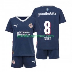 Uit Tenue van PSV Eindhoven Sergino Dest 8 Kind 2-13 jaar 2025-26 Korte Mouw