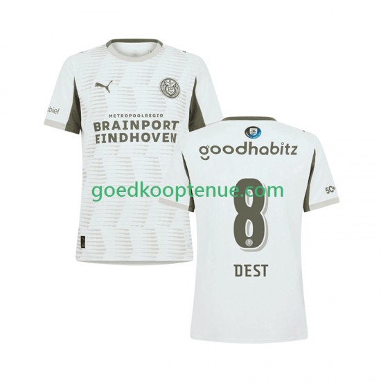 3de Tenue van PSV Eindhoven Sergino Dest 8 Heren 2025-26 Korte Mouw