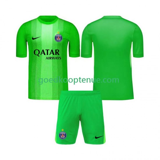 Uit Tenue van Paris Saint-Germain Keepersshirt Kind 2-13 jaar 2025-26 Korte Mouw