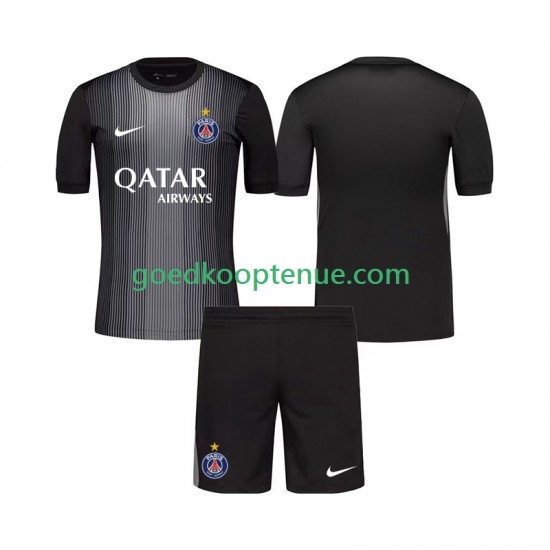 Thuis Tenue van Paris Saint-Germain Keepersshirt Kind 2-13 jaar 2025-26 Korte Mouw
