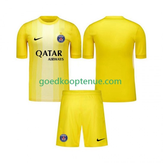 3de Tenue van Paris Saint-Germain Keepersshirt Kind 2-13 jaar 2025-26 Korte Mouw