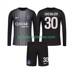 Thuis Tenue van Paris Saint-Germain Keepersshirt Lucas Chevalier 30 Kind 2-13 jaar 2025-26 Lange Mouw