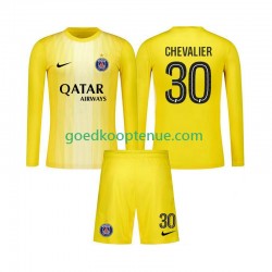 3de Tenue van Paris Saint-Germain Keepersshirt Lucas Chevalier 30 Kind 2-13 jaar 2025-26 Lange Mouw