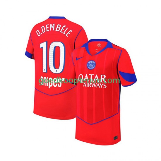 3de Tenue van Paris Saint-Germain Ousmane Dembele 10 Heren 2025-26 Korte Mouw