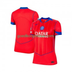 3de Tenue van Paris Saint-Germain Dames 2025-26 Korte Mouw