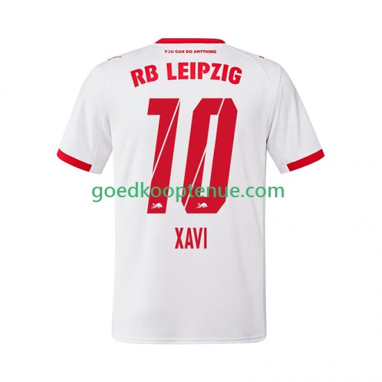 Thuis Tenue van RB Leipzig Xavi Simons 10 Heren 2025-26 Korte Mouw
