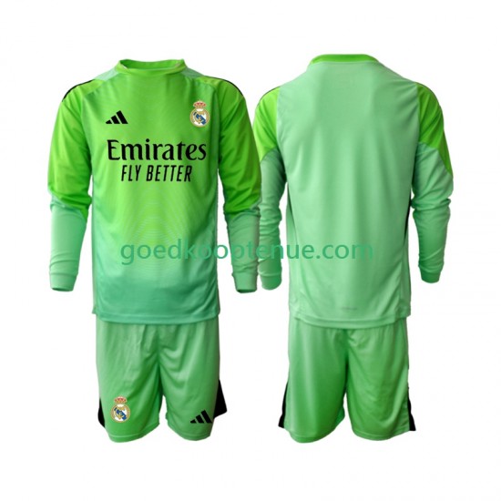 Uit Tenue van Real Madrid Kind 2-13 jaar 2025-26 Lange Mouw