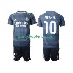 Uit Tenue van Real Madrid Kylian Mbappe 10 Kind 2-13 jaar 2025-26 Korte Mouw