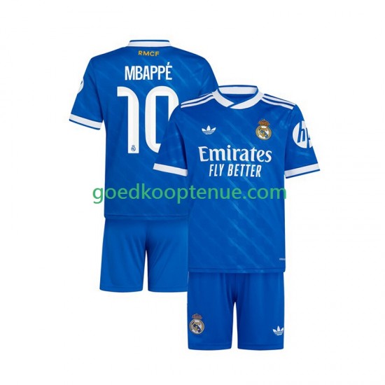 3de Tenue van Real Madrid Kylian Mbappe 10 Kind 2-13 jaar 2025-26 Korte Mouw