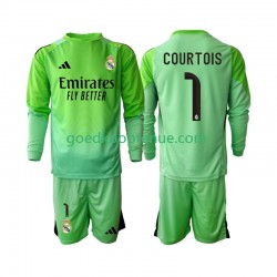 Uit Tenue van Real Madrid Thibaut Courtois 1 Kind 2-13 jaar 2025-26 Lange Mouw