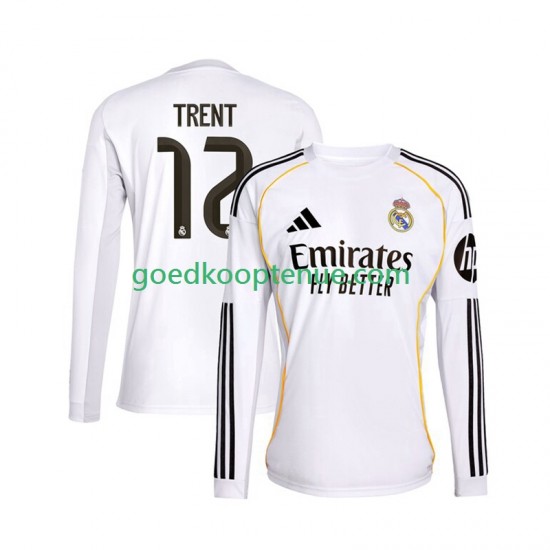 Thuis Tenue van Real Madrid Trent Alexander-Arnold 12 Heren 2025-26 Lange Mouw
