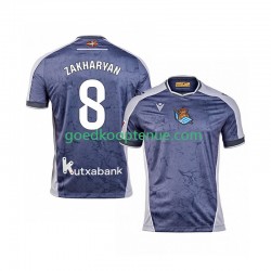 Uit Tenue van Real Sociedad Arsen Zakharyan 8 Heren 2025-26 Korte Mouw