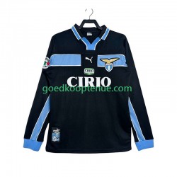 Uit Retro Tenue van SS Lazio Heren 1998 1999 Lange Mouw