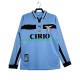 Thuis Retro Tenue van SS Lazio Heren 1998 1999 Lange Mouw Thuis Retro Tenue van SS Lazio Heren 1998 1999 Lange Mouw