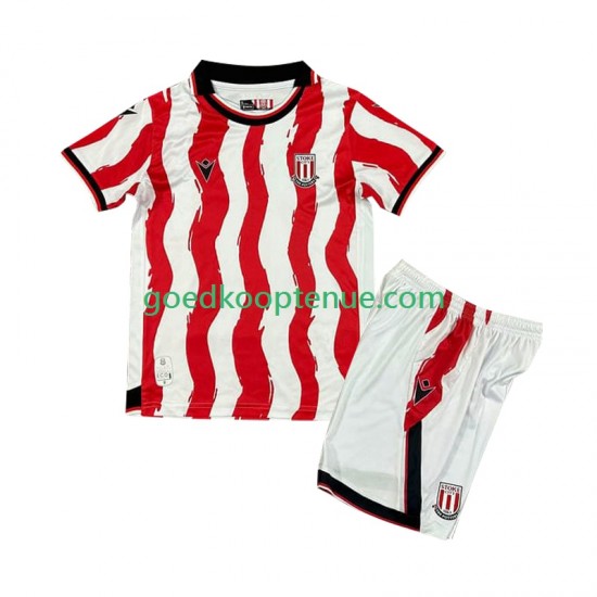 Thuis Tenue van Stoke City Kind 2-13 jaar 2025-26 Korte Mouw